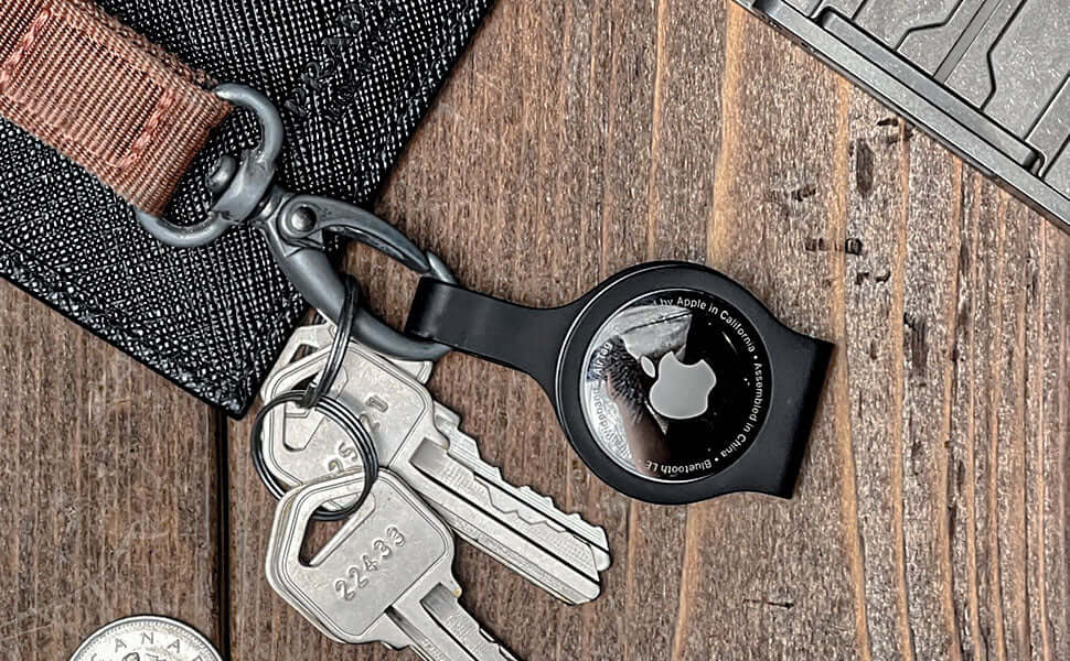 Four Black Titanium Coating Stainless Steel AirClips