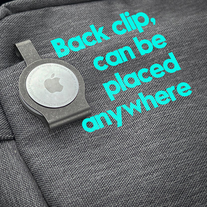 Two Stonewashed Titanium AirClips