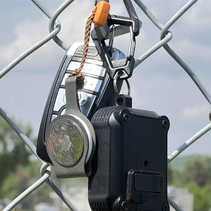 Two Stonewashed Titanium AirClips