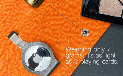 Two Stonewashed Titanium AirClips