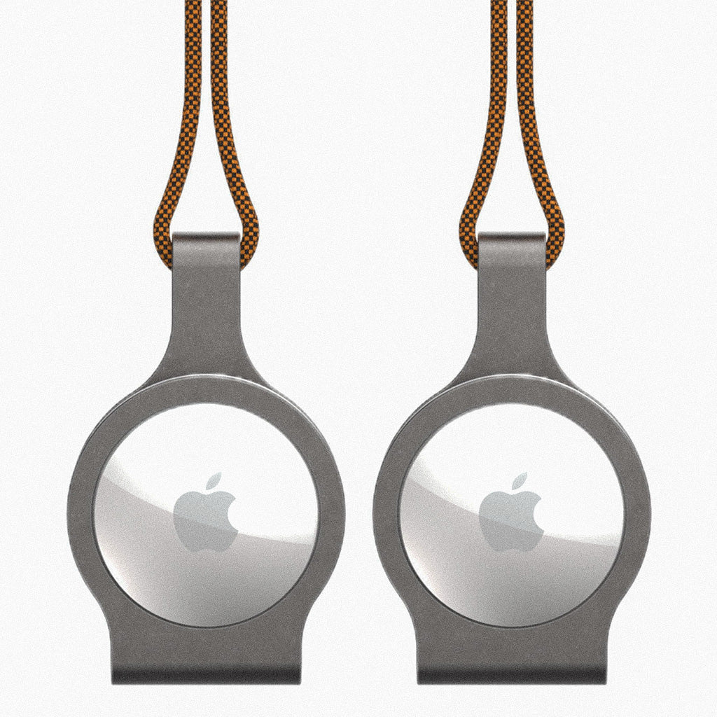 Two Stonewashed Titanium AirClips