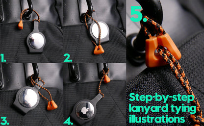 Two Stonewashed Titanium AirClips